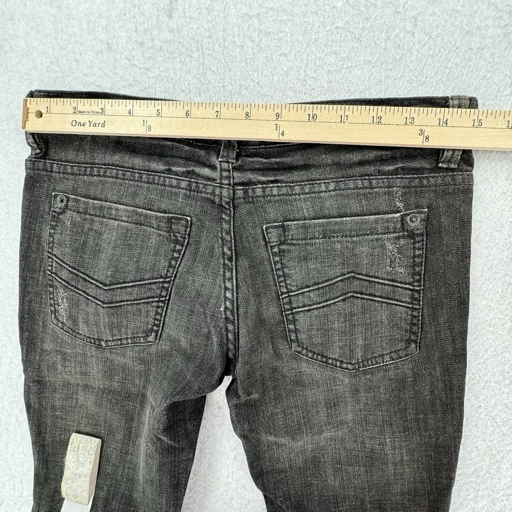 NWT RVCA Jeans Womens 26 Low Rise Skinny Black Denim Basic‎